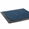 Crown Matting Technologies Super-Soaker Rubber-Border 3'x5' Blue Scraper/Wiper Mat SS R035BL